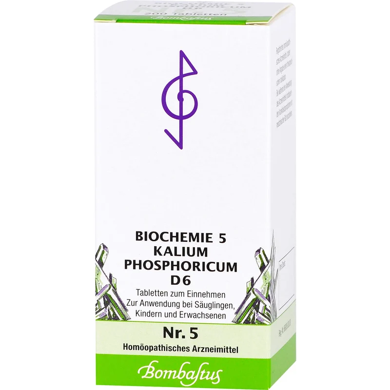 Bombastus Biochemie 5 Kalium phosphoricum D6 Tabletten, 200 St. Tabletten