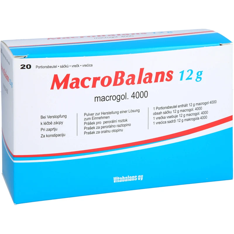 Macrobalans 12g Beutel bei Verstopfung, 20 St. Beutel