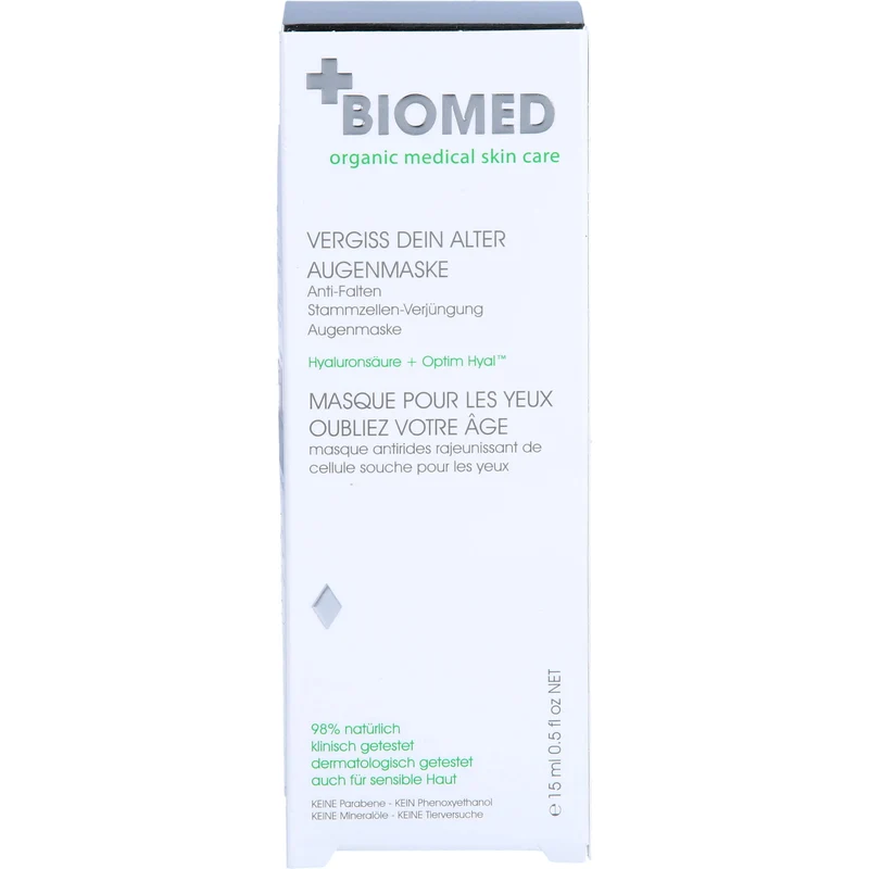 BIOMED VERGISS DEIN ALTER AUGENMASKE, 15 ml CRE