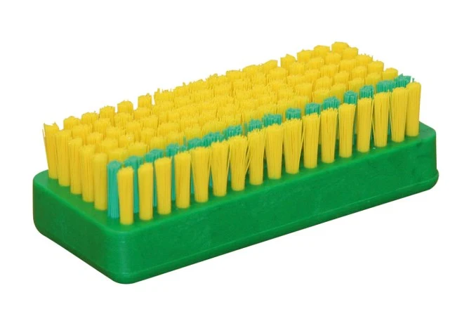 Handwaschbürste grün/gelb Extra stark