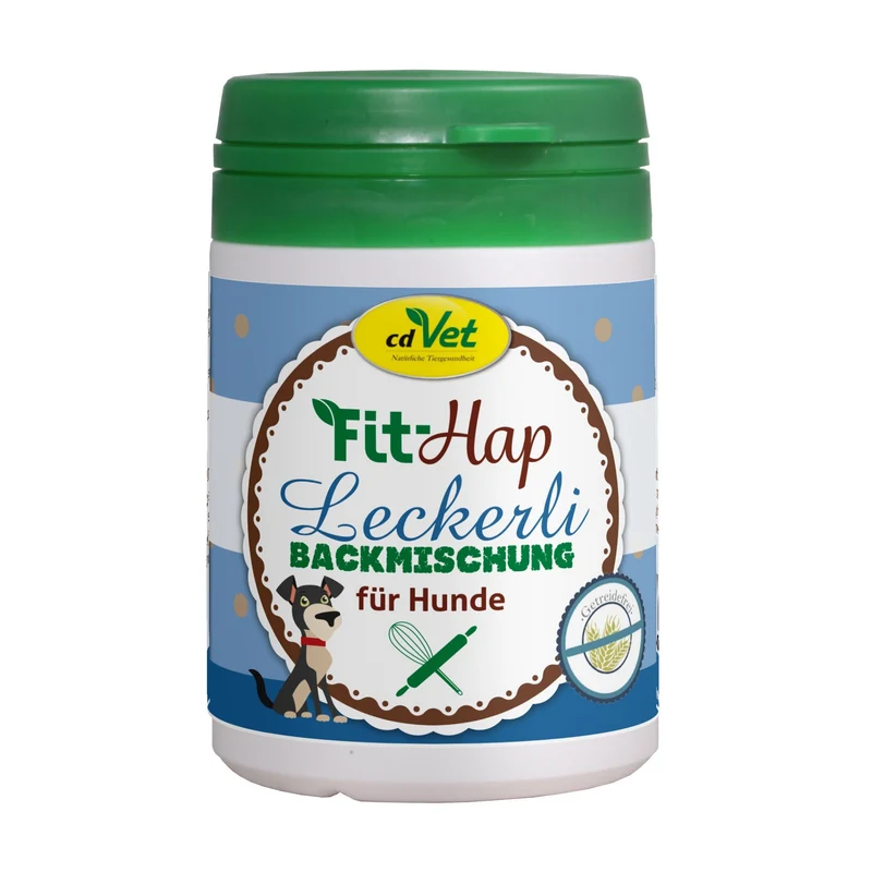 cdVet Fit-Hap Getreidefreie Leckerli Backmischung – Gesunde Hundesnacks selbst backen, hypoallergen & natürlich für sensible Hunde