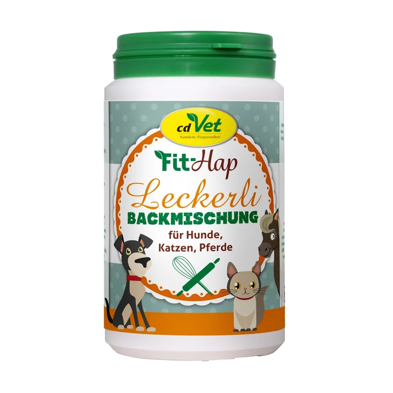cdVet Fit-Hap Leckerli Backmischung – Natürliche Hundesnacks selbst backen, 100% Natur ohne Zusatzstoffe