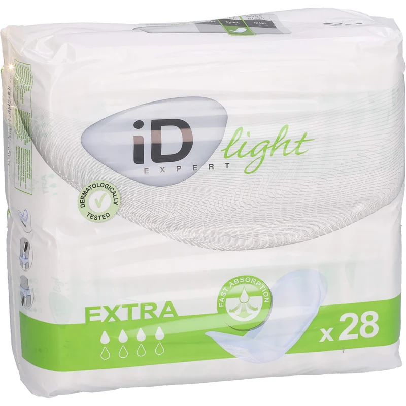 iD light EXPERT Extra Inkontinenzeinlagen bei mittlerer Blasenschwäche, 28 St. Einlagen