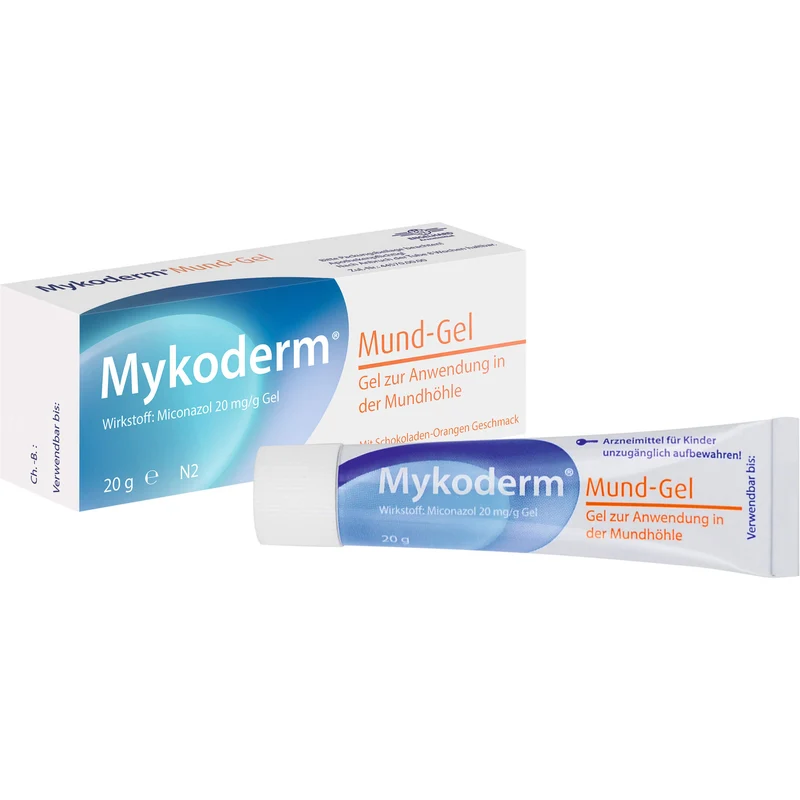 Mykoderm Mund-Gel bei Hefepilzinfektionen der Mundschleimhaut, 20 g Gel