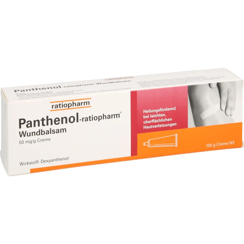 Panthenol-ratiopharm Wundbalsam heilungsfördernde Creme, 100 g Creme