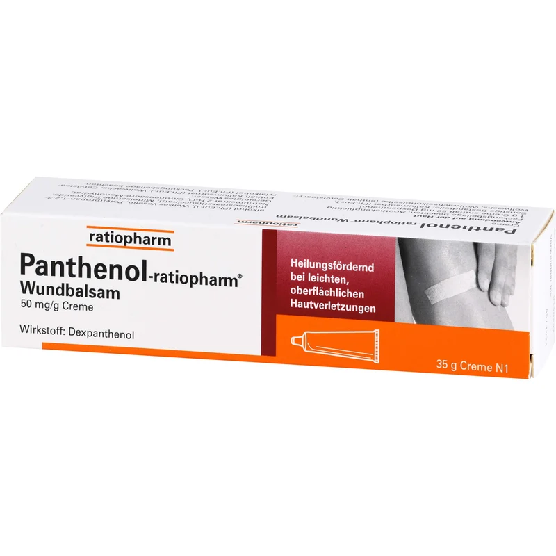 Panthenol-ratiopharm Wundbalsam heilungsfördernde Creme, 35 g Creme