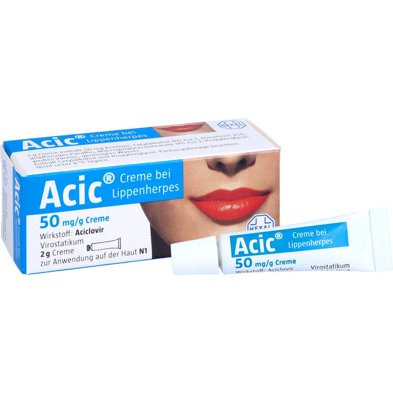 Acic Creme bei Lippenherpes, 2 g Creme