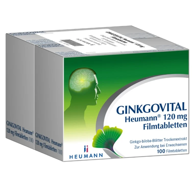 GINKGOVITAL Heumann 120 mg Filmtabletten, 200 St. Tabletten