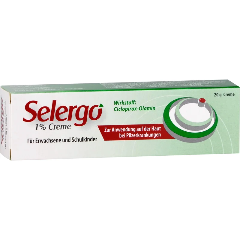 Selergo 1 % Creme bei Pilzerkrankungen der Haut, 20 g Creme