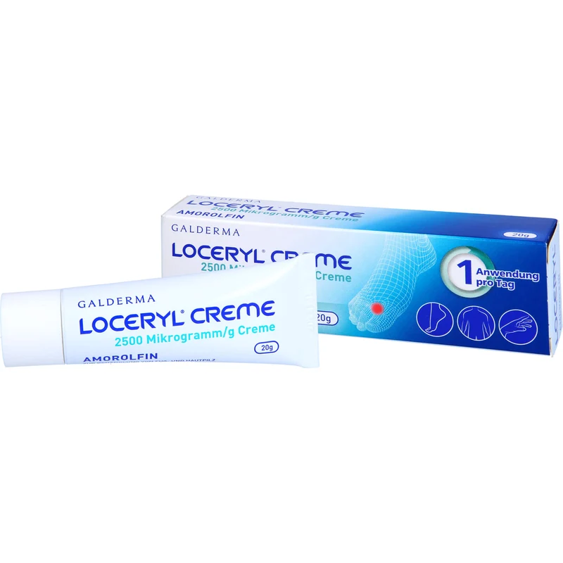 Loceryl Creme bei Fuß- und Hautpilz, 20 g Creme