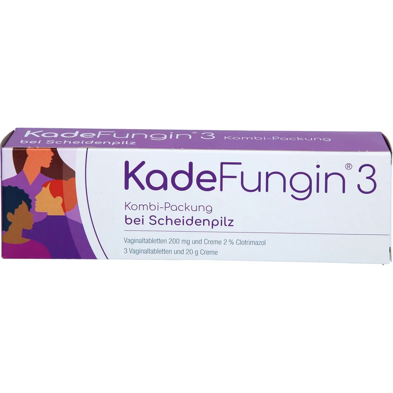 KadeFungin 3 Kombi-Packung Vaginaltabletten und Creme, 1 St. Kombipackung