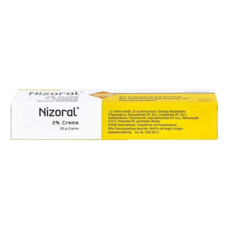 Nizoral 2% Creme zur äußerlichen Behandlung von Pilzerkrankungen, 30 g Creme