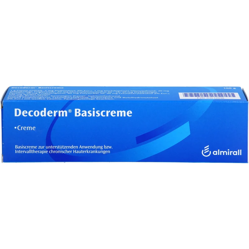 Decoderm Basiscreme zur Intervalltherapie chronischer Hauterkrankungen, 100 g Creme