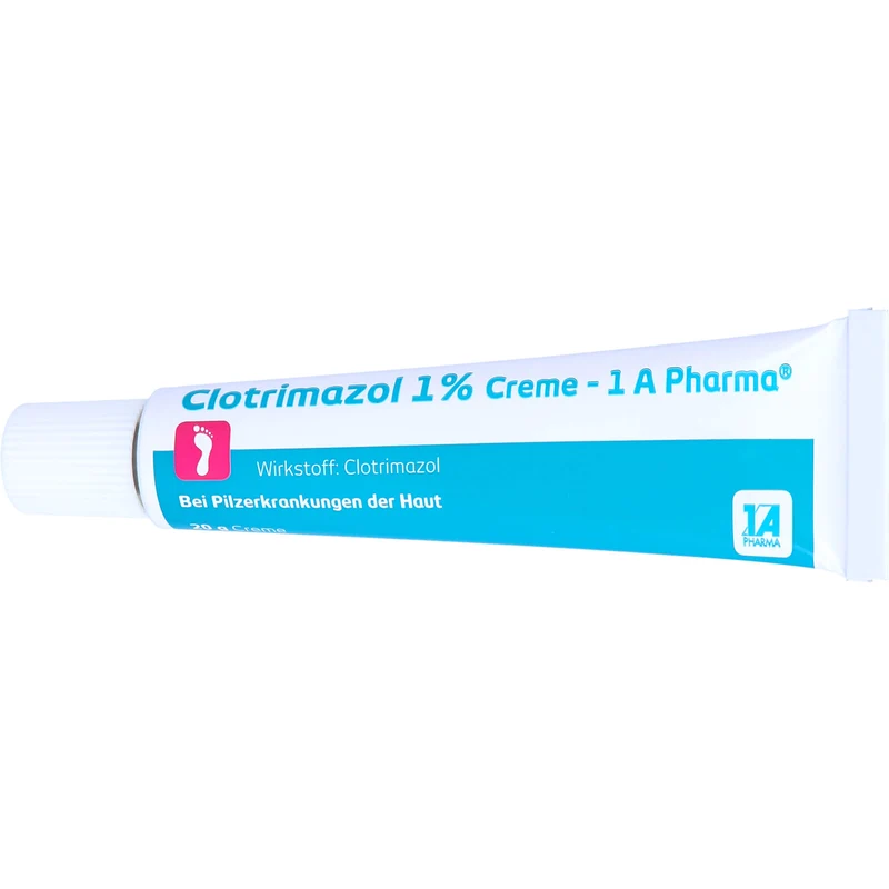 Clotrimazol 1 % Creme 1A Pharma bei Pilzerkrankungen der Haut, 20 g Creme