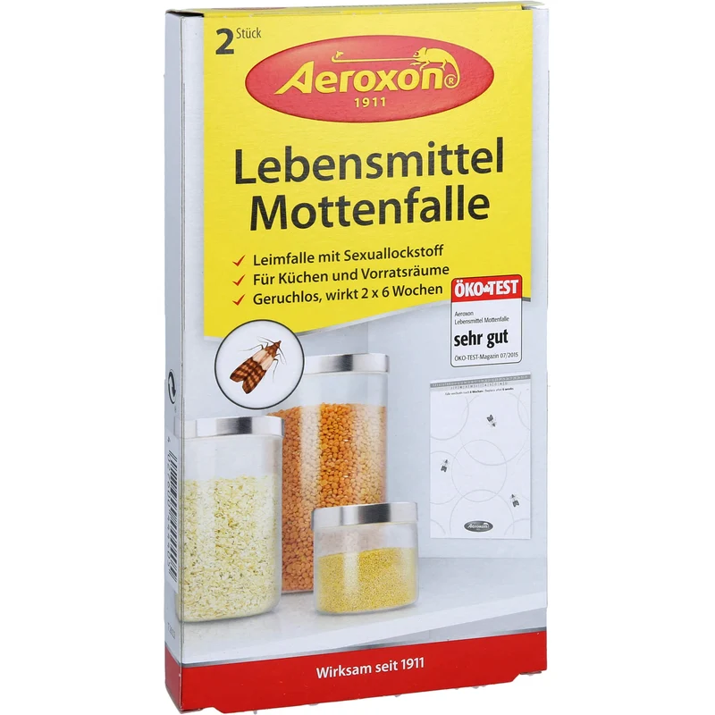 Aeroxon Lebensmittel Mottenfallen, 2 St