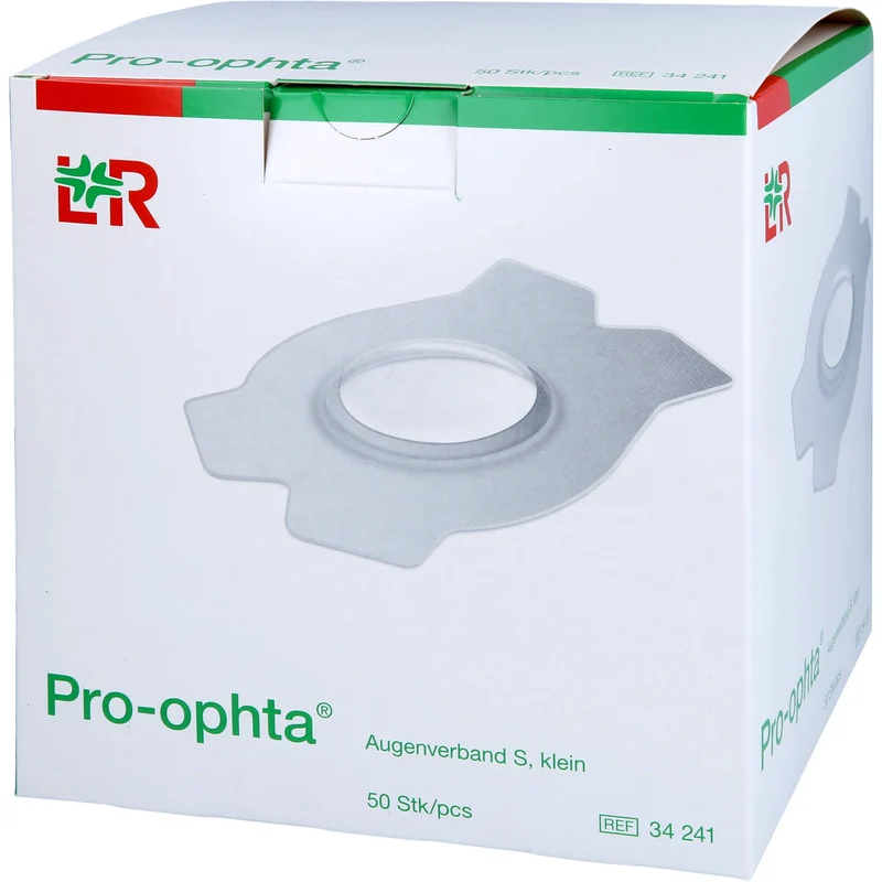 Pro Ophta Augenverband S klein, 50 St. Verband