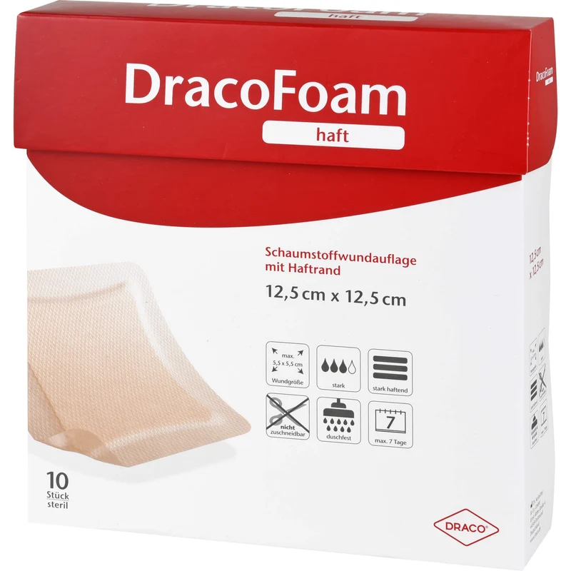 DracoFoam haft Schaumstoffverband, 10 St VER