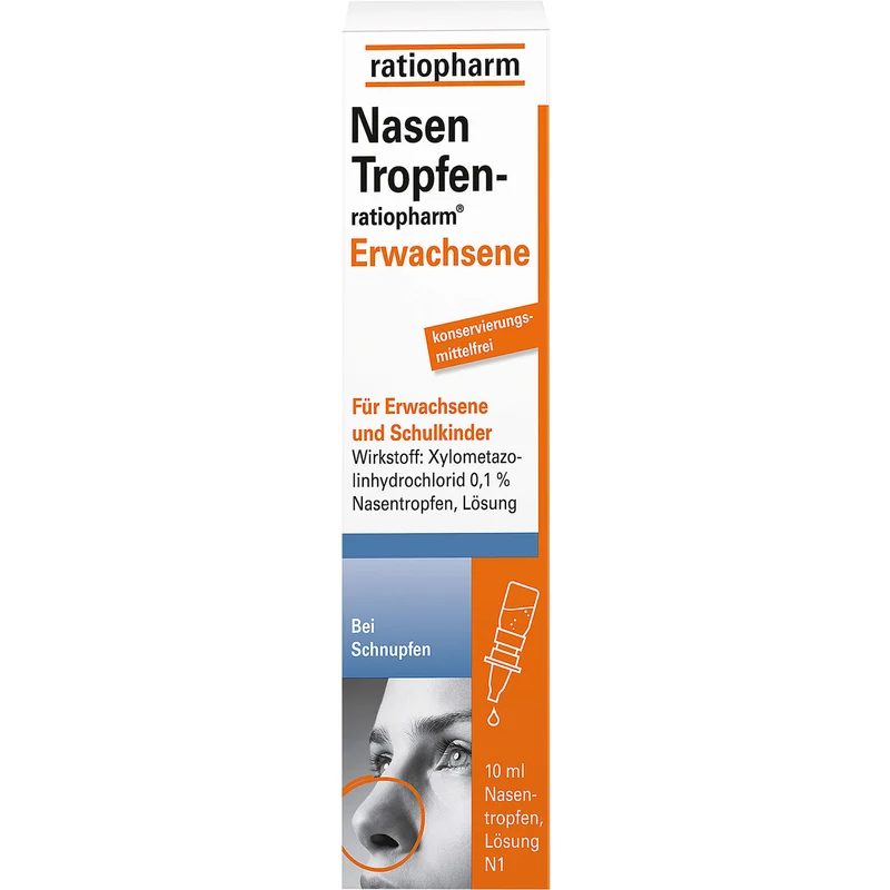 NasenTropfen-ratiopharm Erwachsene, 10 ml Lösung