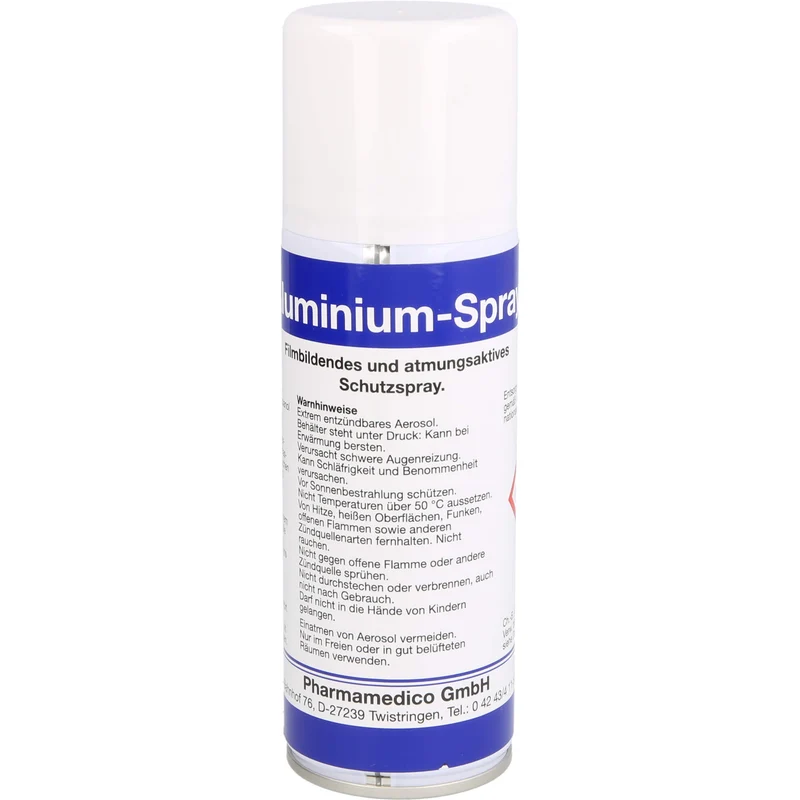 Schmees Aluminium Schutzspray film- und atmungsaktiver Hautschutz bei Tieren, 200 ml Lösung