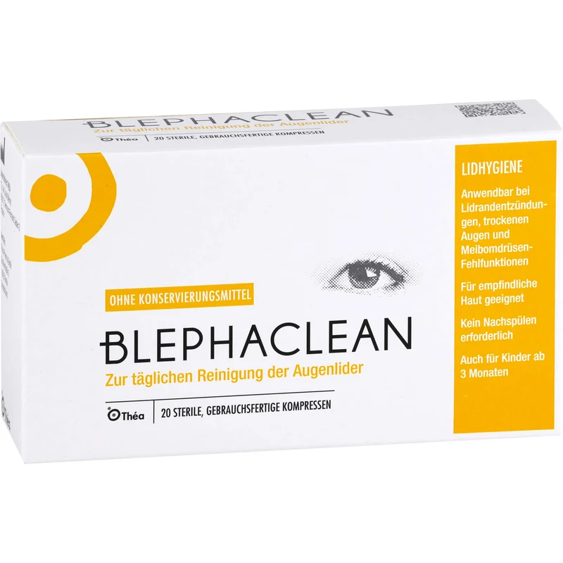 BLEPHACLEAN sterile Kompressen zur Lidreinigung, 20 St. Kompressen