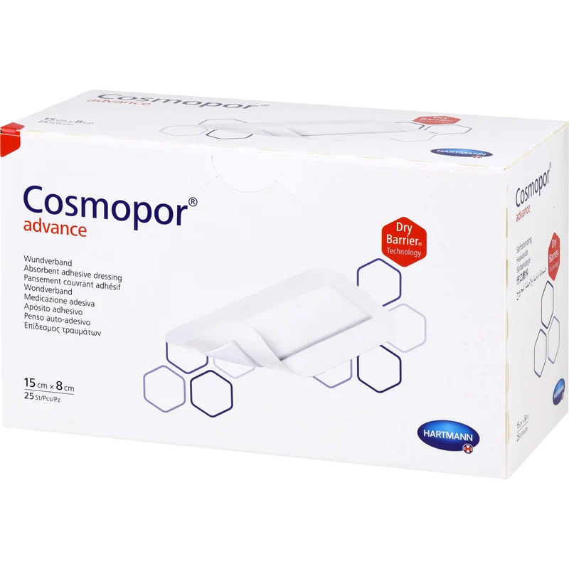 Cosmopor Advance 15x8cm, 25 St PFL