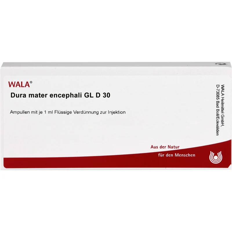 WALA Dura mater encephali Gl D30 flüssige Verdünnung, 10 St. Ampullen