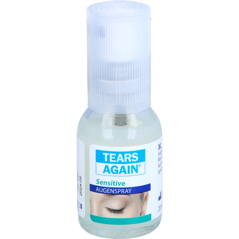 TEARS AGAIN Sensitive XL Augenspray bei brennenden und tränenden Augen, 20 ml Lösung