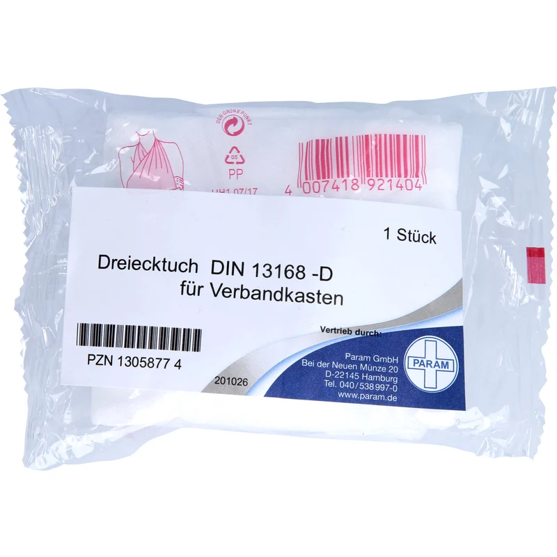 PARAM Dreiecktuch DIN 13168, 1 St. Tuch