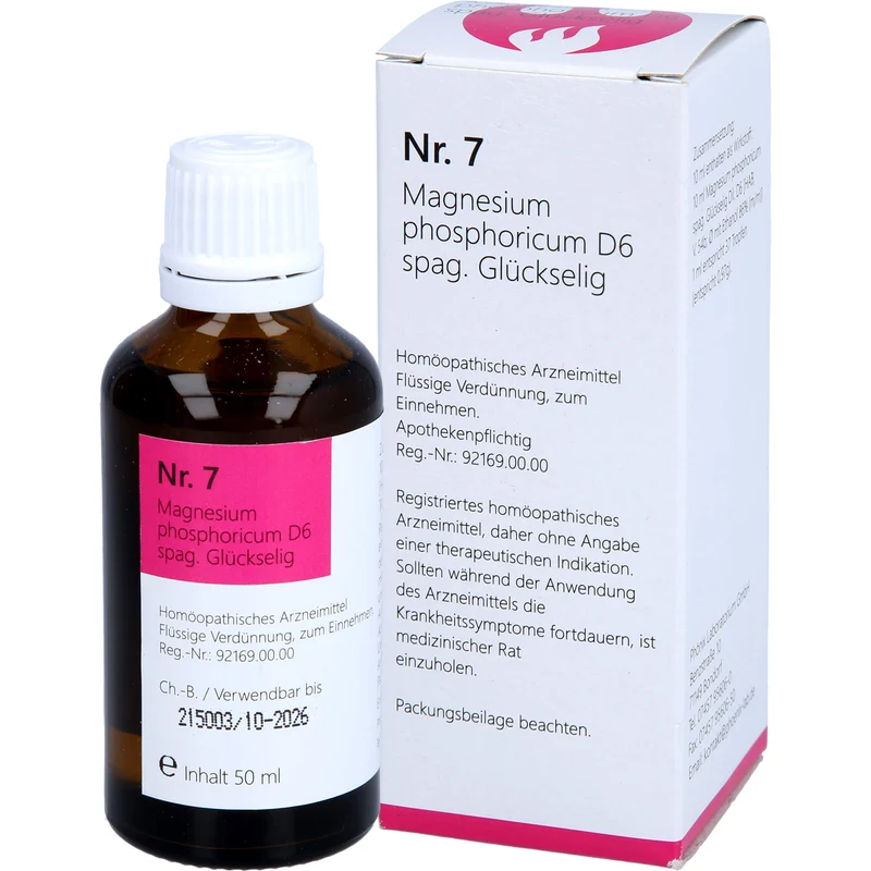 PHÖNIX Nr. 7 Magnesium phosphoricum D6 spag. Glückselig Lösung, 50 ml Lösung