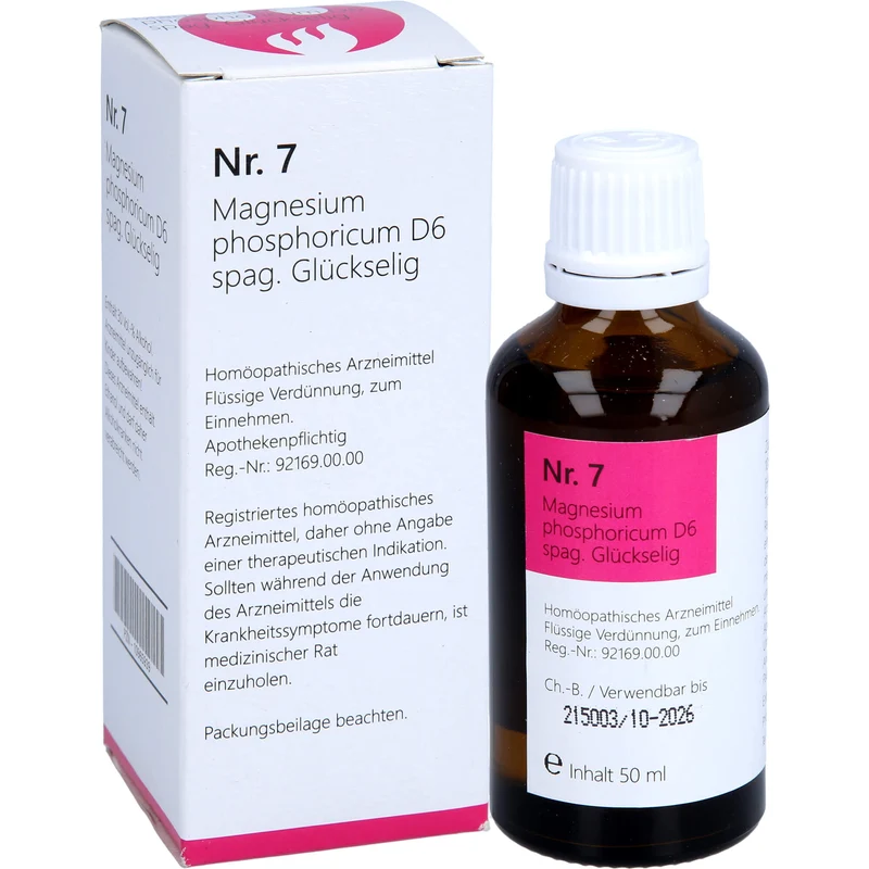 PHÖNIX Nr. 7 Magnesium phosphoricum D6 spag. Glückselig Lösung, 50 ml Lösung