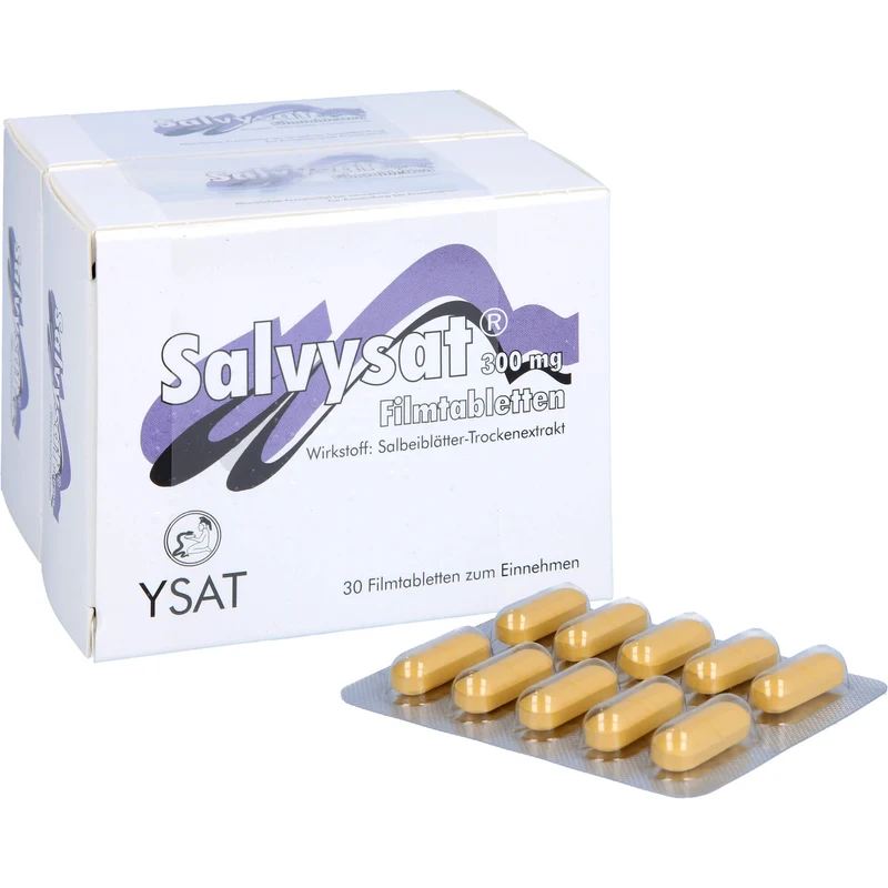 Salvysat 300 mg Filmtabletten zur Anwendung bei vermehrter Schweißbildung, 60 St. Tabletten