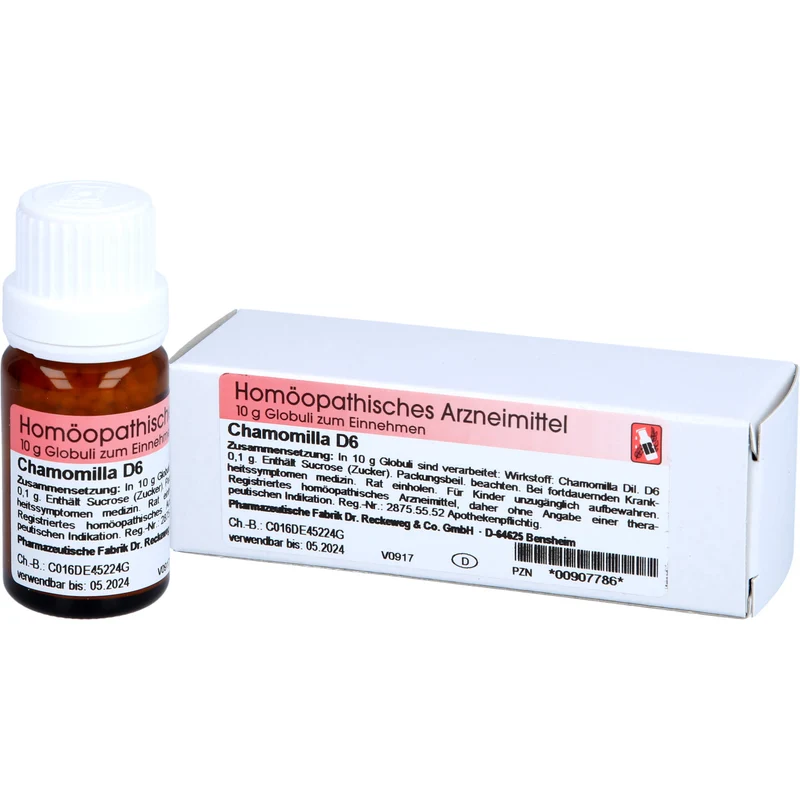 Chamomilla D6 Reckeweg Glob., 10 g GLO