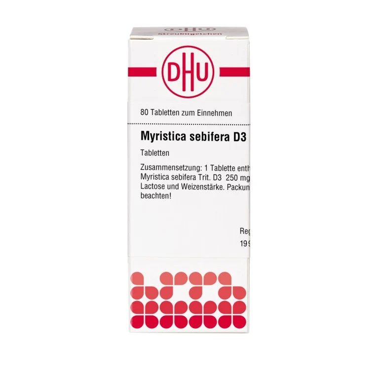 DHU Myristica sebifera D3 Tabletten, 80 St. Tabletten