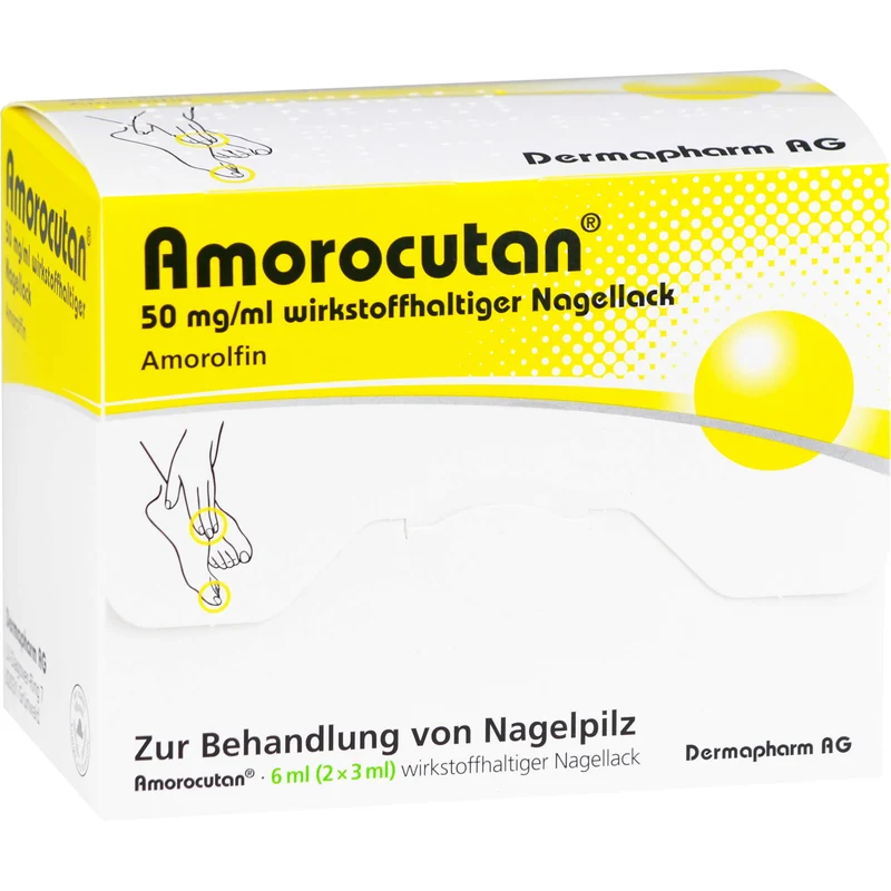 Amorocutan 50 mg/ml wirkstoffhaltiger Nagellack, 6 ml NAW