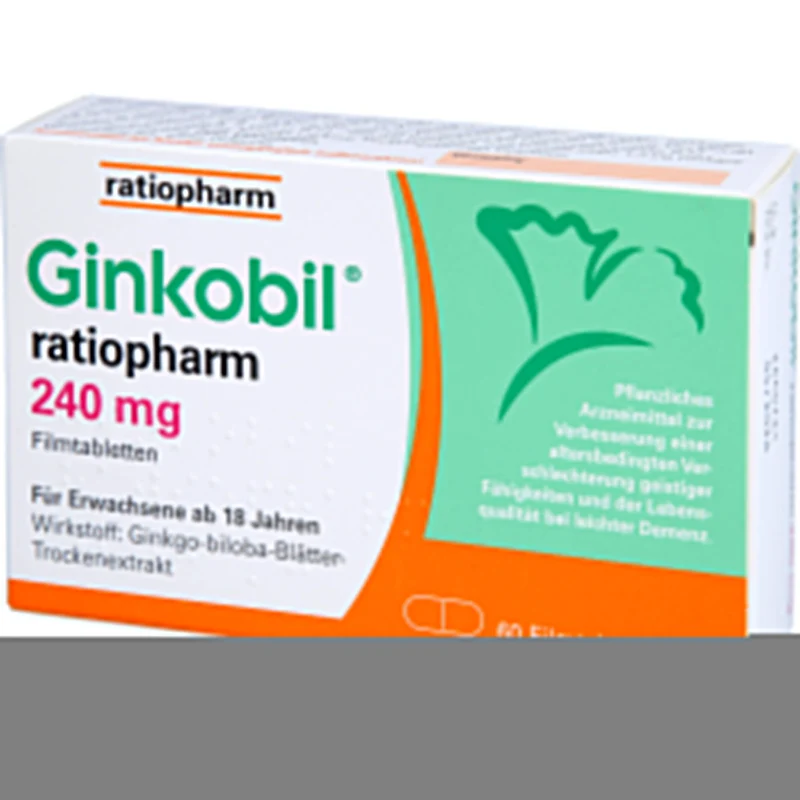 Ginkobil ratiopharm 240 mg Filmtabletten, 60 St FTA