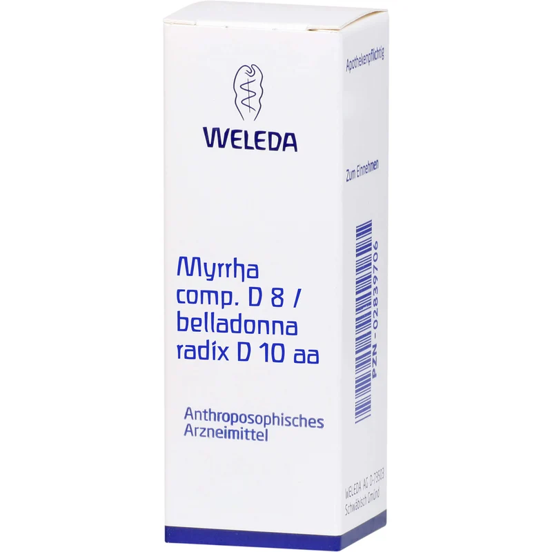 Myrrha comp. D8/Belladonna Radix D10 WELEDA Dil., 50 ml Lösung