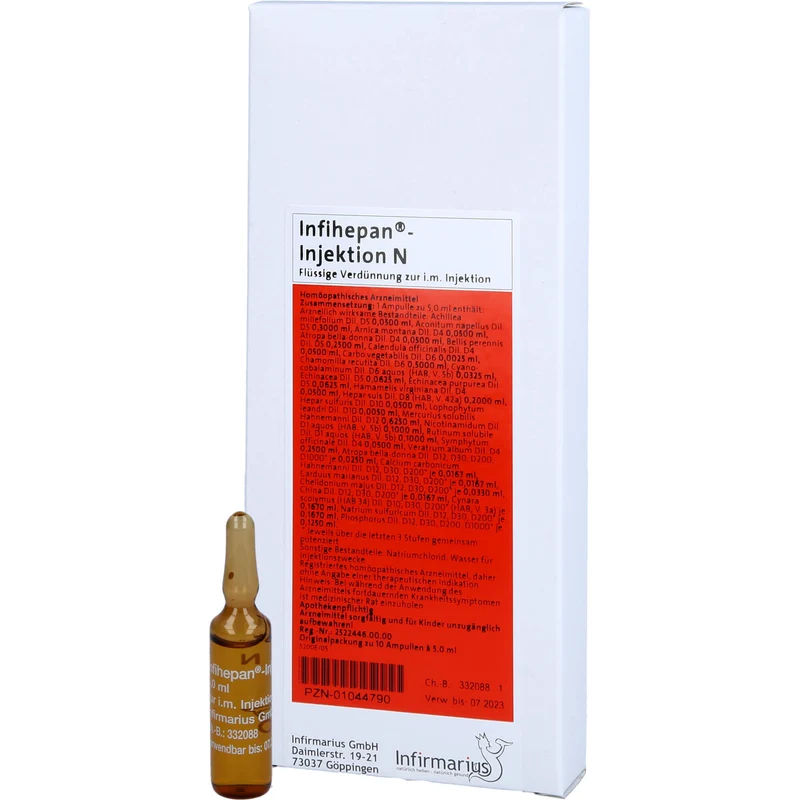 Infihepan Injektion N flüssige Verdünnung, 10 St. Ampullen