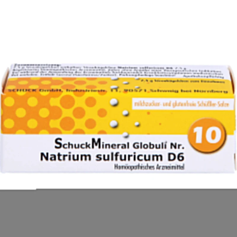 Schuckmineral Globuli 10 Natrium sulfuricum D6, 7.5 g Globuli