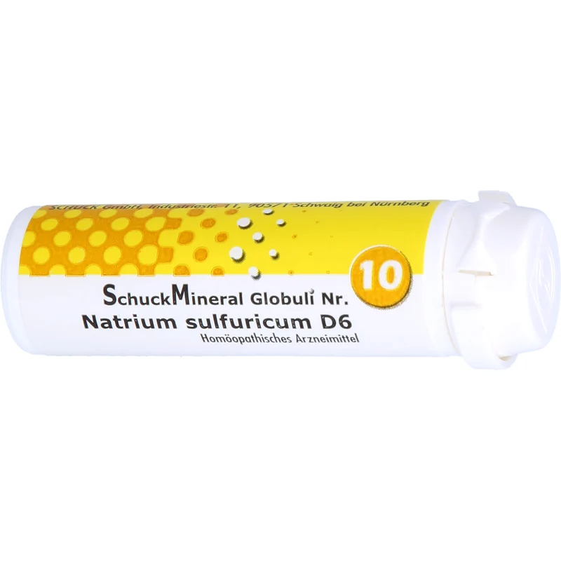 Schuckmineral Globuli 10 Natrium sulfuricum D6, 7.5 g Globuli