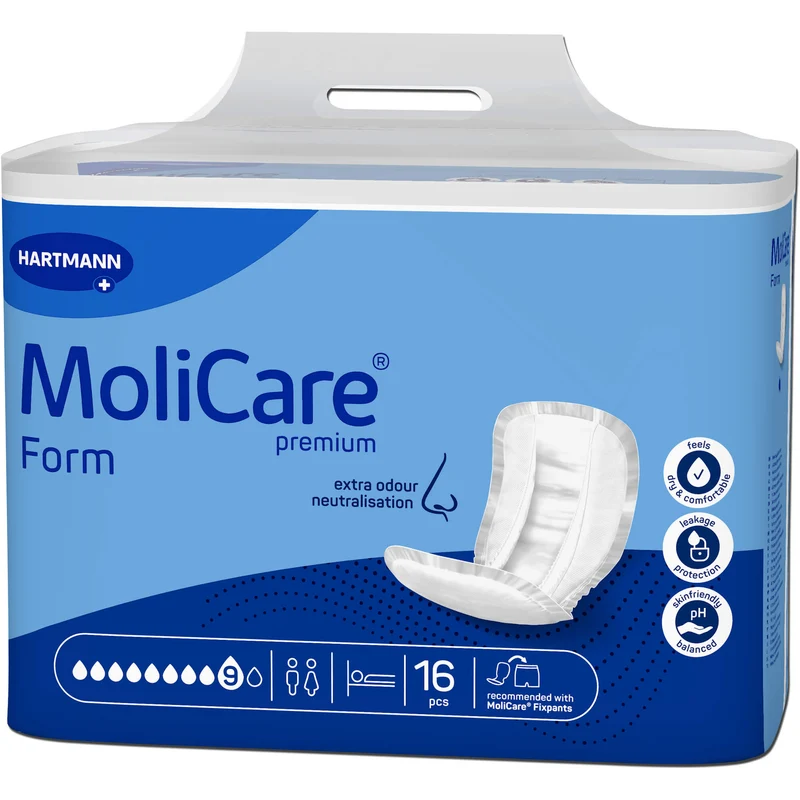 MoliCare Premium Form 9 Tropfen Inkontinenzeinlagen, 16 St. Einlagen