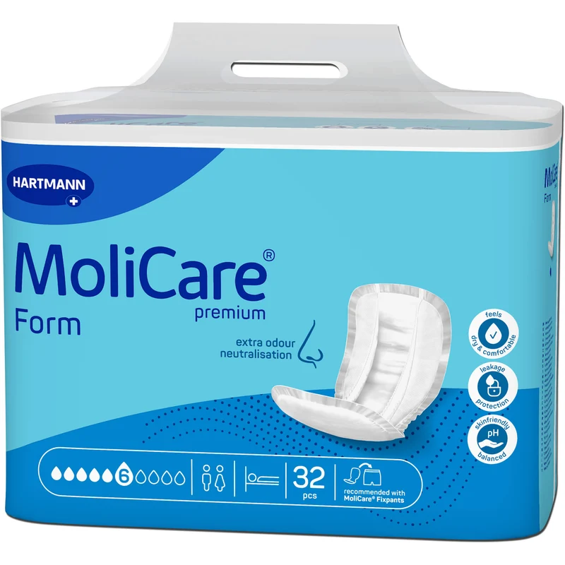MoliCare Premium Form 6 Tropfen Inkontinenzeinlagen, 32 St. Einlagen