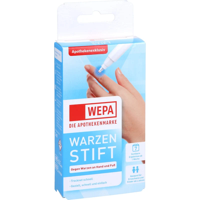 WEPA Warzenstift gegen Warzen an Hand und Fuß, 1 St. Stift