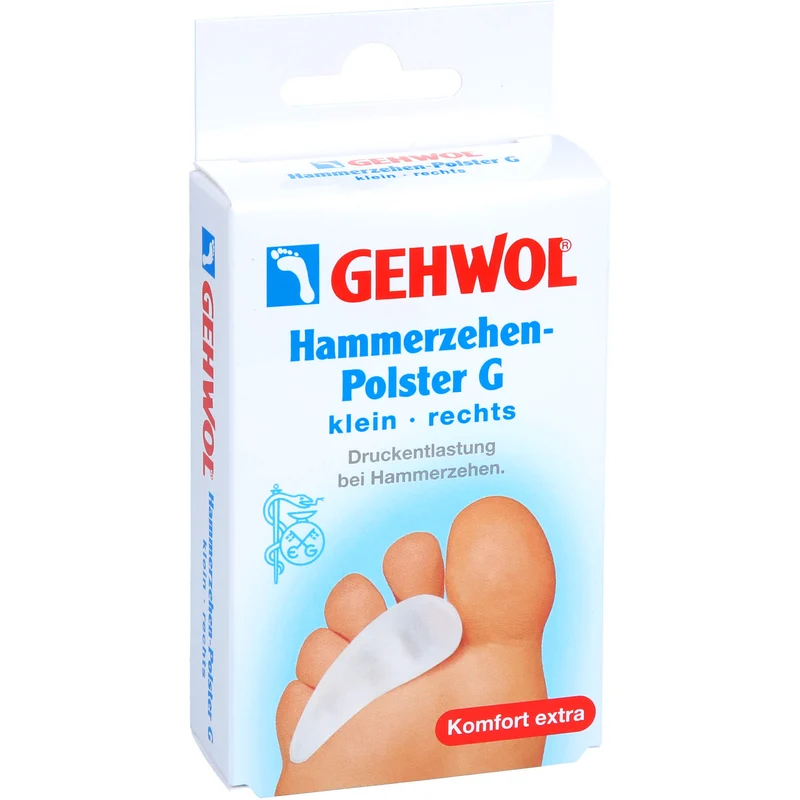 GEHWOL Hammerzehen-Polster G klein rechts, 1 St. Pflaster