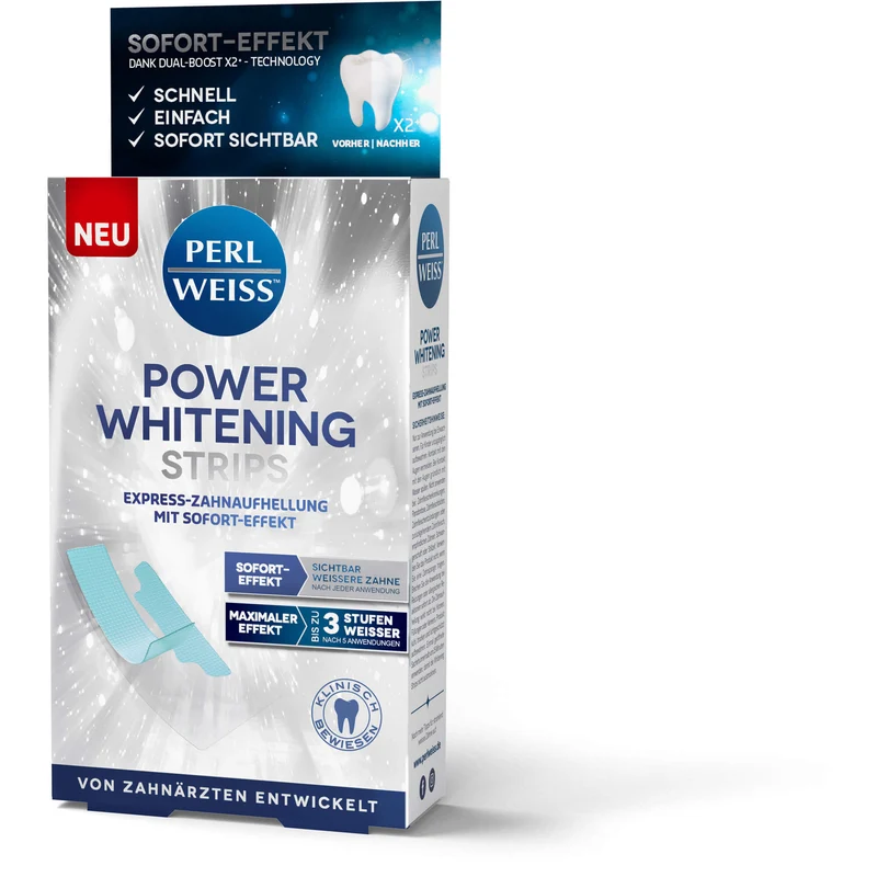 Perlweiss Power Whitening Strips, 5X2 St STR