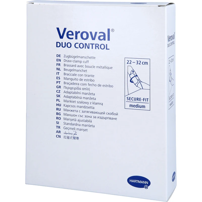 Veroval duo control Zugbügelmanschette M 22-32 cm, 1 St. Manschette