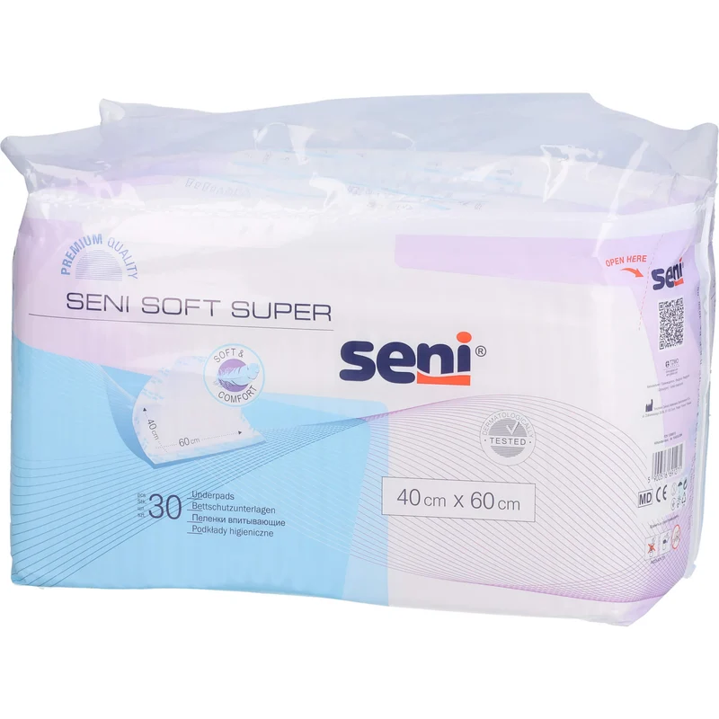 Seni Soft Super Bettschutzunterlagen 40x60, 30 St