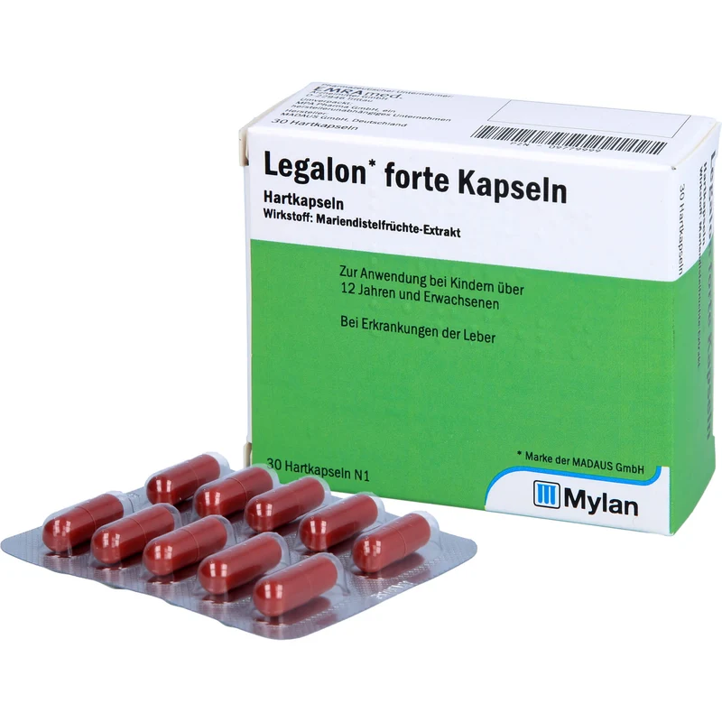 Legalon forte Emra Hartkapseln bei Erkrankungen der Leber, 30 St. Kapseln
