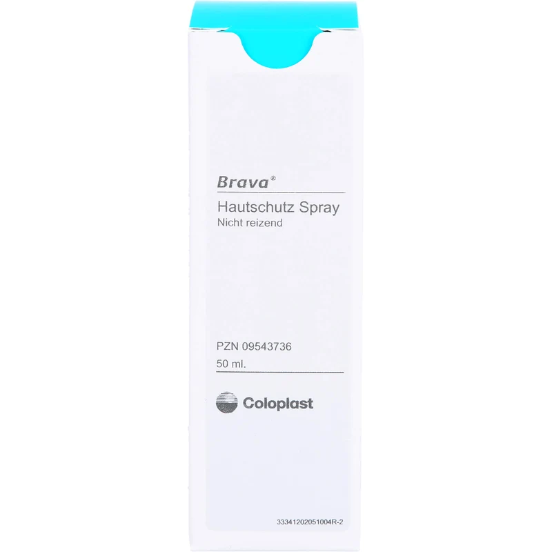 Brava Hautschutz-Spray zum Schutz der Haut vor Ausscheidungen und Haftmaterial, 50 ml Lösung