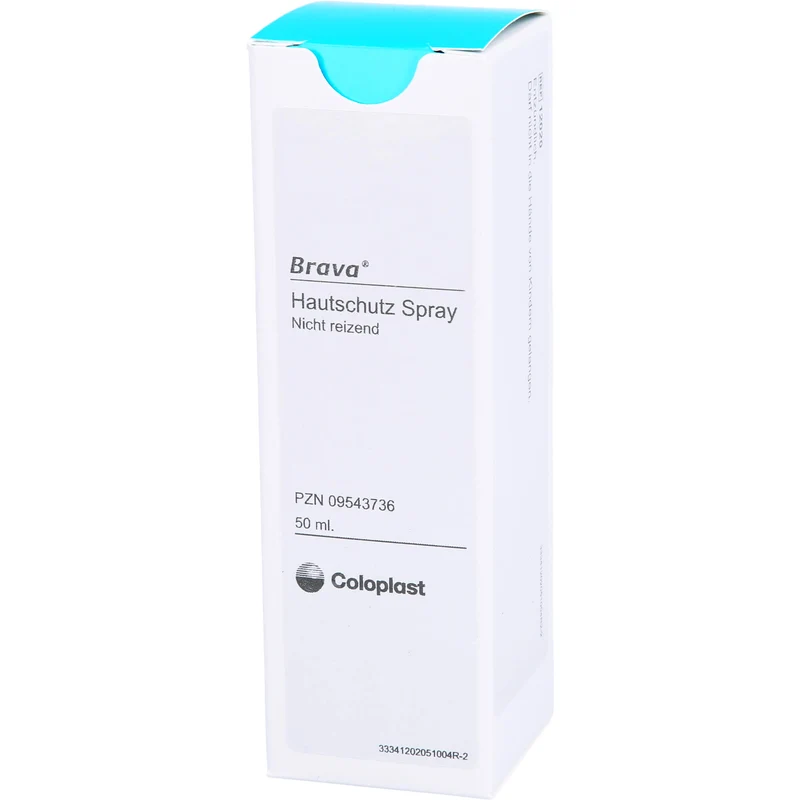 Brava Hautschutz-Spray zum Schutz der Haut vor Ausscheidungen und Haftmaterial, 50 ml Lösung