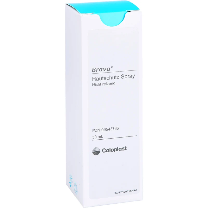 Brava Hautschutz-Spray zum Schutz der Haut vor Ausscheidungen und Haftmaterial, 50 ml Lösung